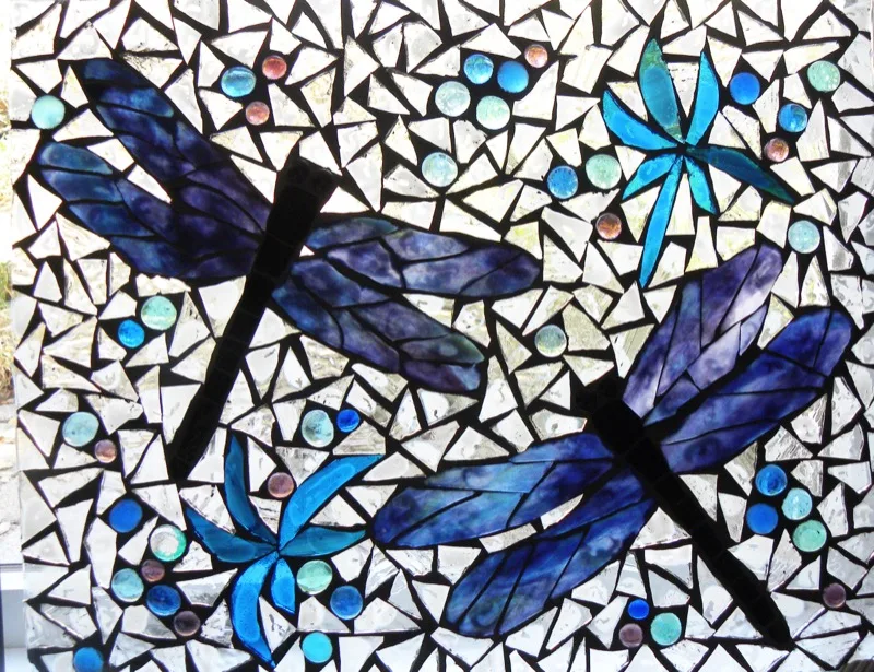 Mosaic window by Nanci Jaye